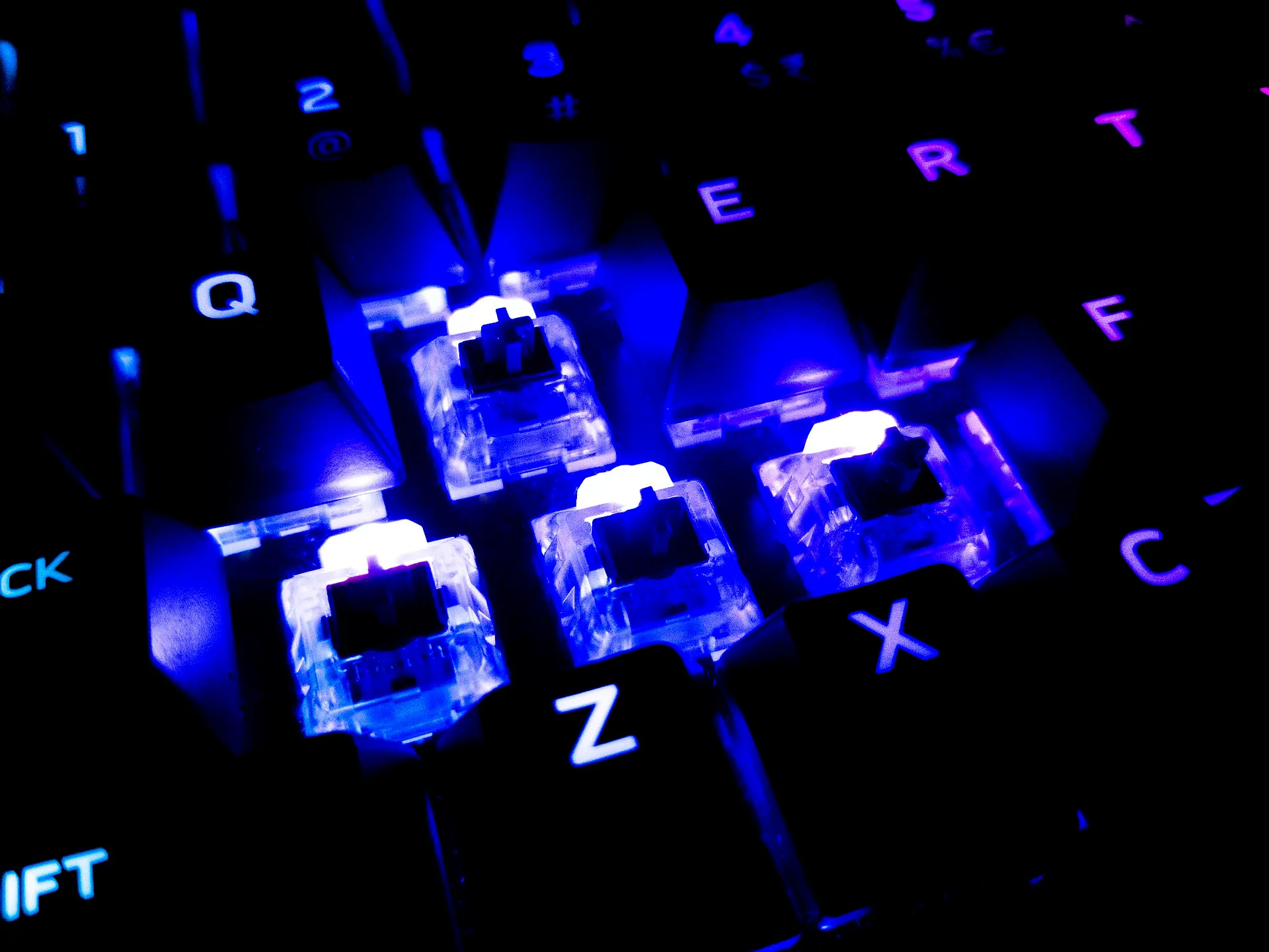 This is a picture of key switches on my mechanical keyboard. A buyer checklist for quiet mechanical keyboards, from switch feel to price