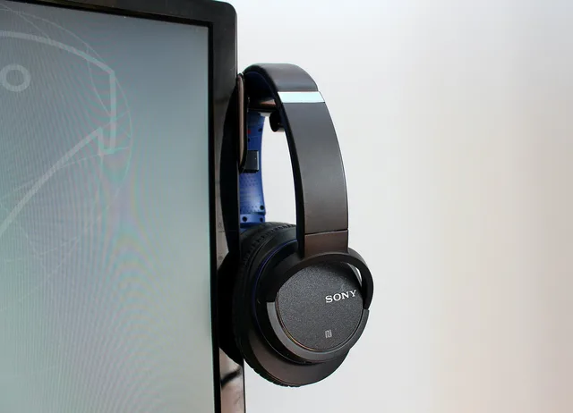 headphones, headset, monitor, computer, music, equipment, technology, studio, office, business, screen, audio, communication, desk, desktop, sound. Desk sound control products buying: six questions to ask