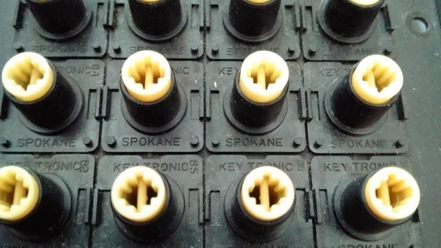 Apple A6MB101 - key switch markings. Quiet mechanical keyboards: where the sound comes from