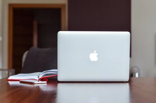 apple, macbook, notebook, computer, data, desk, education, information, internet, laptop, mac, notes, office, technology, workspace, home office, work from home, apple, apple, macb