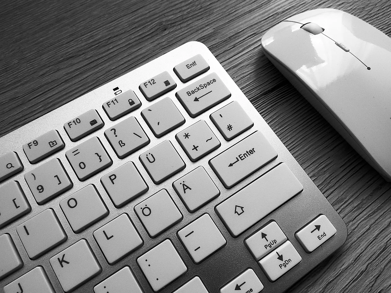 keyboard, mouse, desk, workplace, computer keyboard, black-and-white, keyboard, keyboard, keyboard, keyboard, keyboard, desk, workplace, computer keyboard, computer keyboard. Quiet keyboard costs: what privacy rules add at a home desk